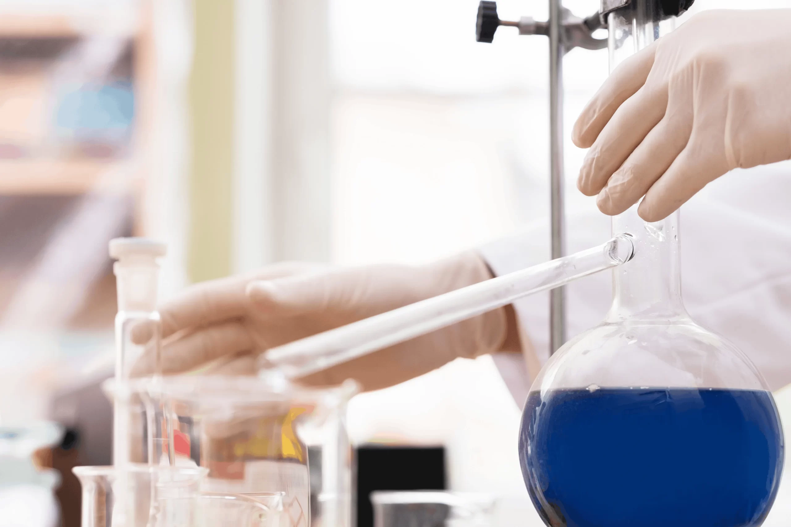Residual solvent testing and analysis laboratory screening botanical extracts for trace solvents to ensure ICH compliance and consumer safety