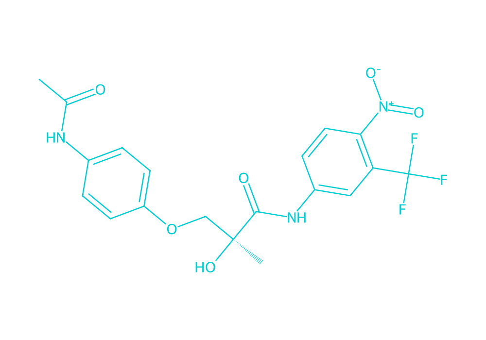 2D structure of andarine drawn in Vanguard Laboratory colors