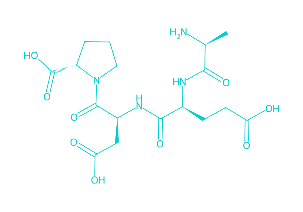 2D structure of cortagen drawn in Vanguard Laboratory colors