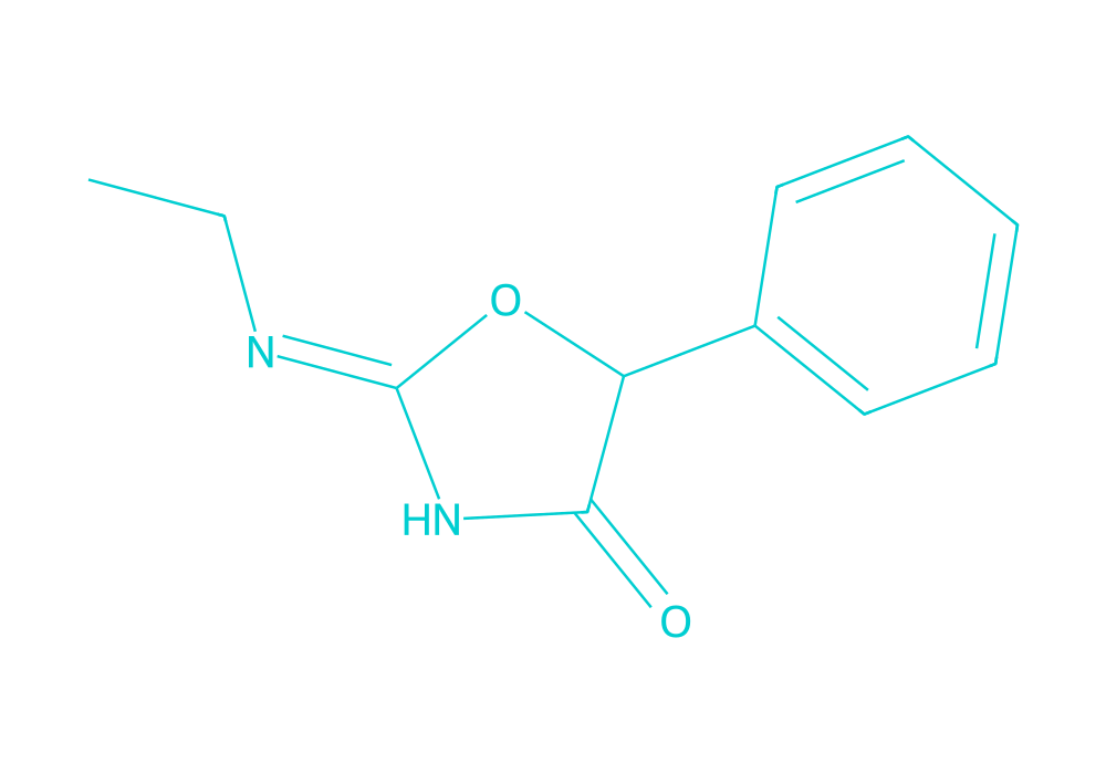 2D structure of fenozolone drawn in Vanguard Laboratory colors