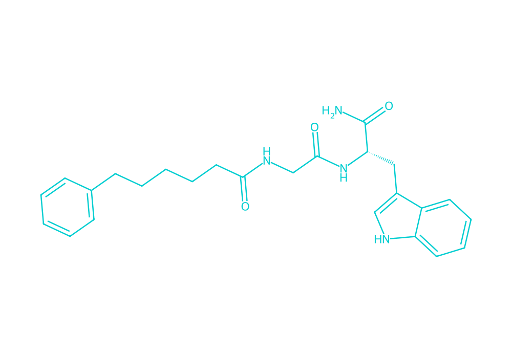 2D structure of gb-115 drawn in Vanguard Laboratory colors