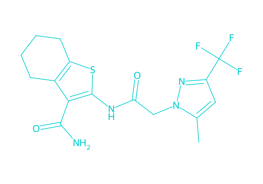 2D structure of hbt-1 drawn in Vanguard Laboratory colors