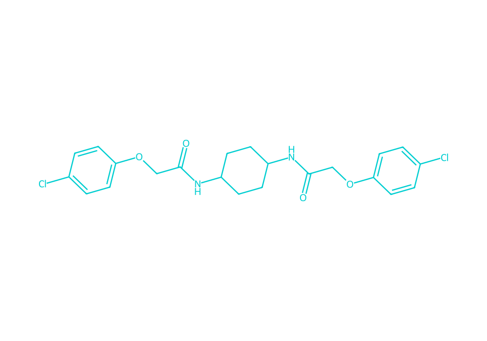 2D structure of isrib drawn in Vanguard Laboratory colors