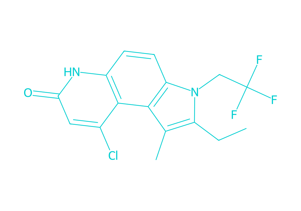 2D structure of lgd-3303 drawn in Vanguard Laboratory colors