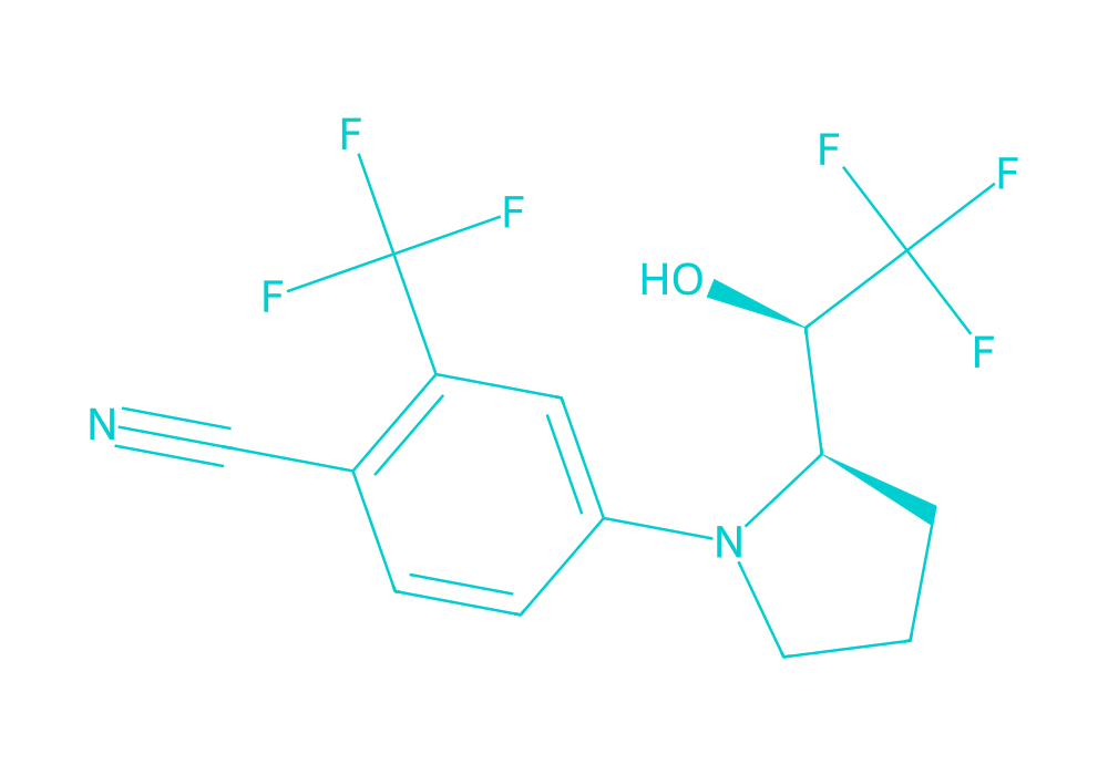 2D structure of lgd-4033 drawn in Vanguard Laboratory colors