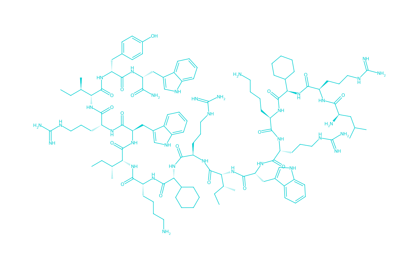 2D structure of mid-35 drawn in Vanguard Laboratory colors