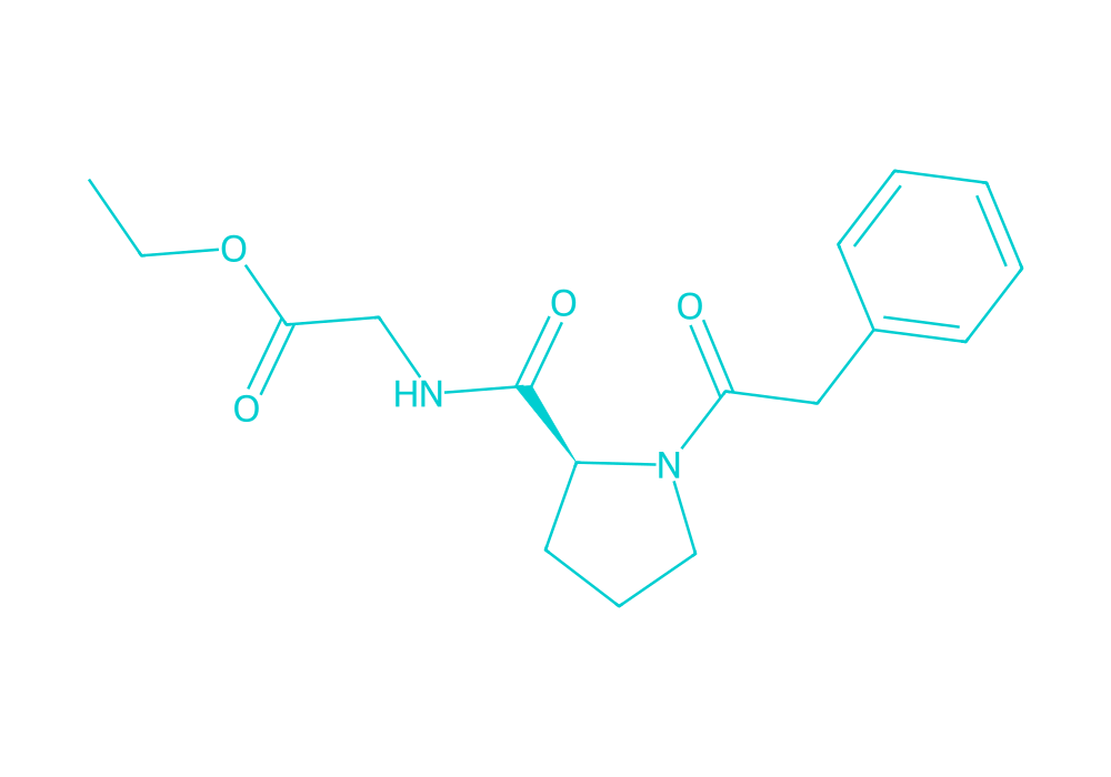 2D structure of noopept drawn in Vanguard Laboratory colors
