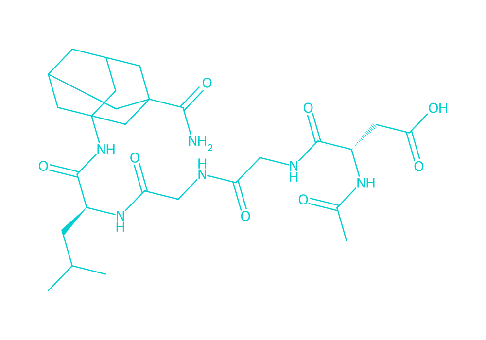 2D structure of p-21 drawn in Vanguard Laboratory colors