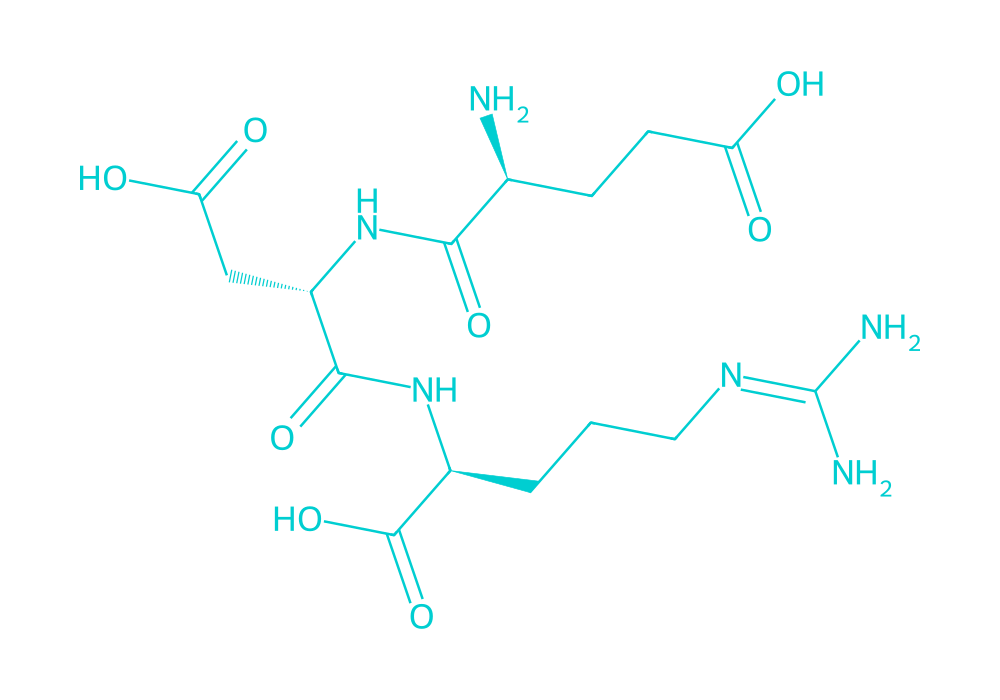 2D structure of pinealon drawn in Vanguard Laboratory colors