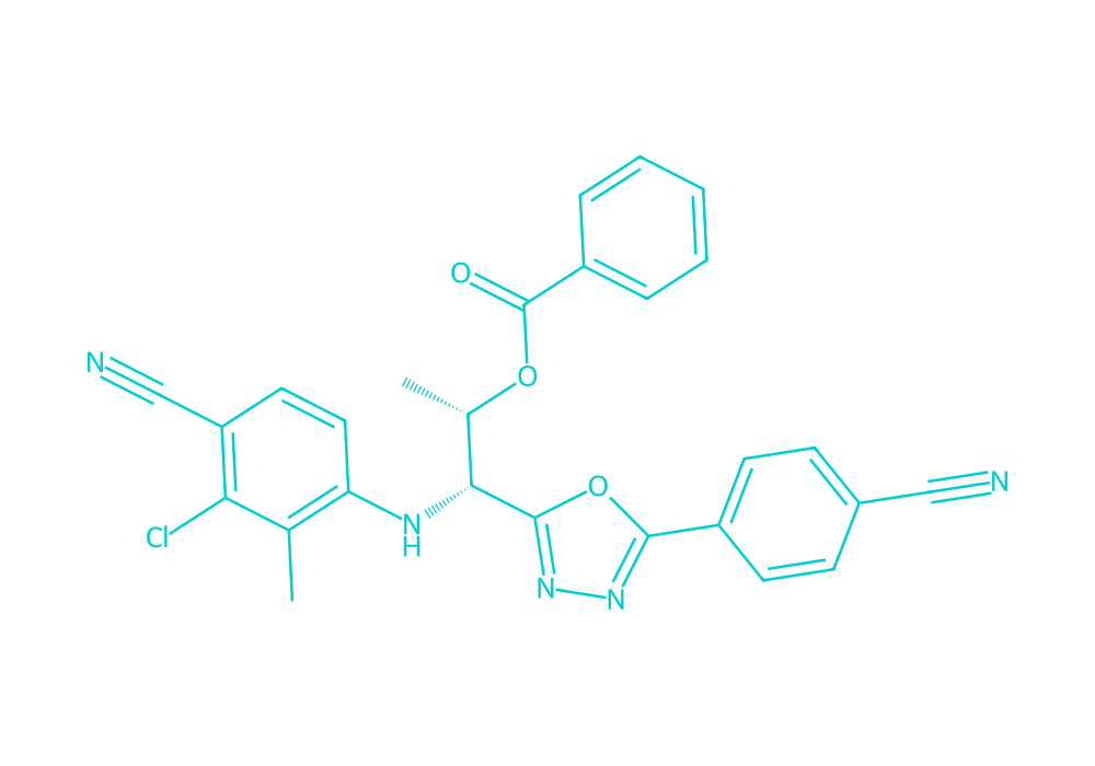 2D structure of rad-150 drawn in Vanguard Laboratory colors