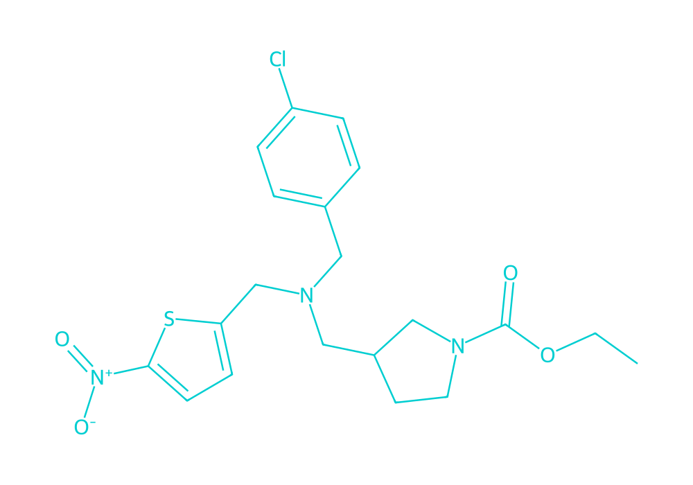 2D structure of sr9009 drawn in Vanguard Laboratory colors