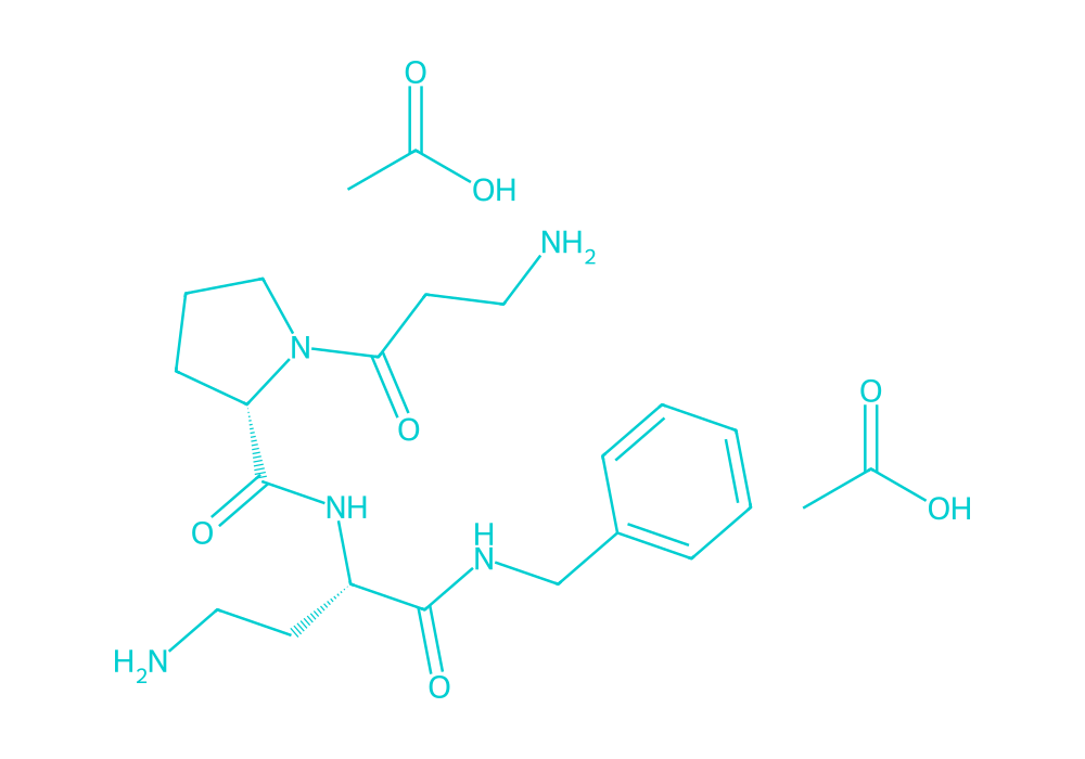 2D structure of syn-ake drawn in Vanguard Laboratory colors