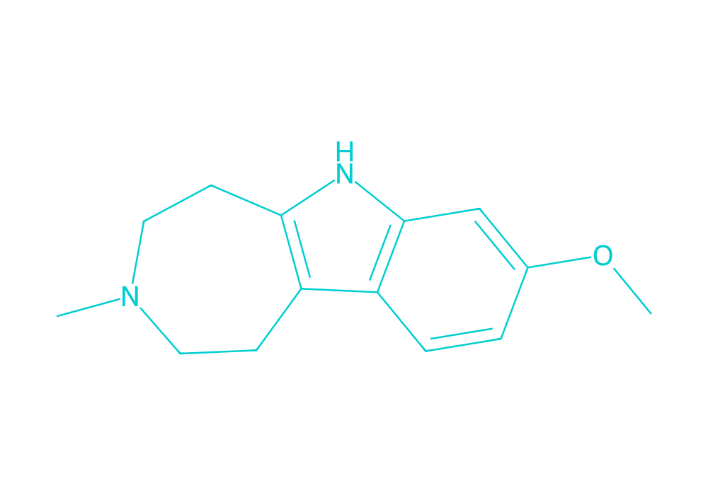 2D structure of tabernanthalog drawn in Vanguard Laboratory colors