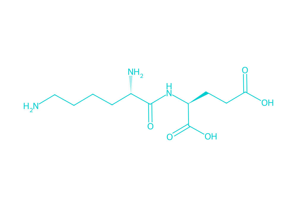 2D structure of vilon drawn in Vanguard Laboratory colors