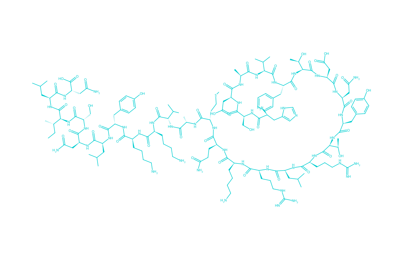 2D structure of vip drawn in Vanguard Laboratory colors